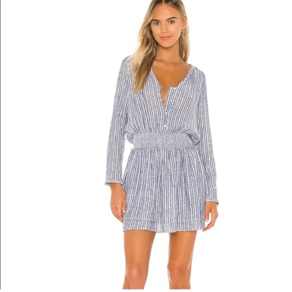 Rails Dresses & Skirts - Rails Linen/Rayon Blend Long Sleeve Dress